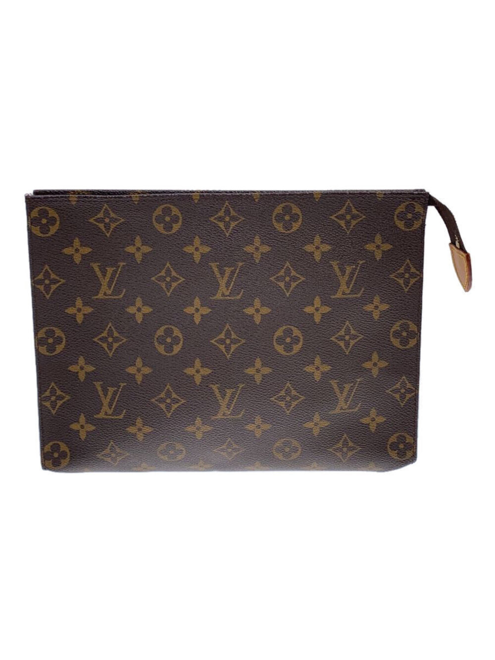 LOUIS VUITTON Pochette Toilette Canvas Brown